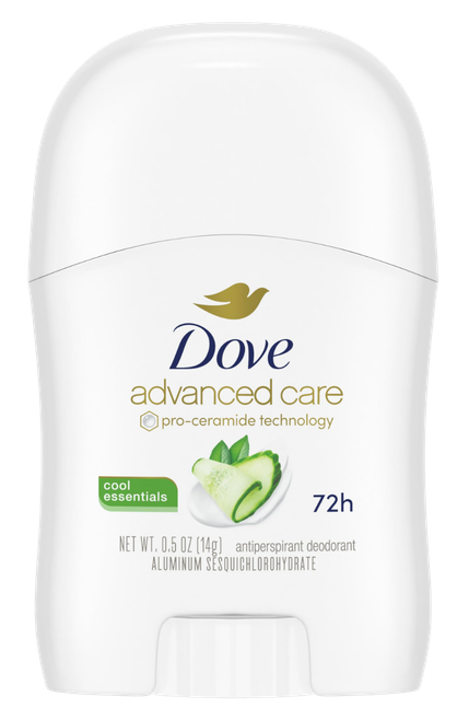 Dove Advanced Care & Antiperspirant Deodorant, 0.5 Oz - 36 Pack - Travel Size