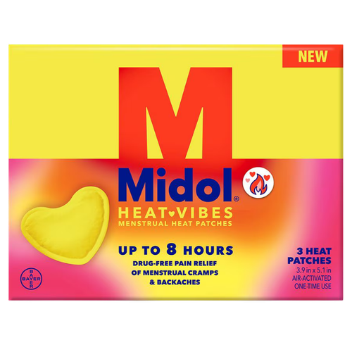 Midol Heat Relief Patches 3 ct