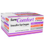 Allison Medical SureComfort Insulin Syringe 3/10cc capacity 30-gauge 1/2-inch