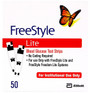 Freestyle Lite 50 test strips Institutional use only