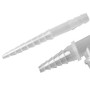 Sims Clean Connector Fits tubing with a diameter from 1⁄8" to 1⁄4" (3 to 6mm) in seven size increments. May be used to connect same size to same size or as a reducer for any combination from 1⁄8" to 1⁄4"