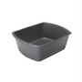 Rectangular Plastic Washbasin, Graphite