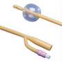 Kendall Dover 2-Way Silicone Elastomer-Coated Latex Foley Catheter 14Fr 16" 30cc Balloon Capacity