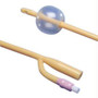 Kendall Dover 2-Way Silicone Elastomer-Coated Latex Foley Catheter 14Fr 16" 30cc Balloon Capacity