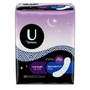 U by Kotex Security Maxi Overnight Pads, Regular, Fragrance-Free, 14 Count