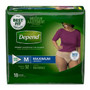 Kimberly Clark Depend Fit-Flex Max for Women, Medium. - Replaces 6951704