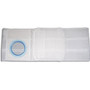 Nu-Hope Laboratories Nu-Support Flat Panel Belt 2-3/8" Opening, 6" W, 36" to 40" Waist, Large, Cool Comfort Ventilated Elastic, Right Sided Stoma