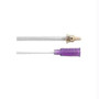 AMT Mini ONE® Bolus Feeding Set 24" L, Straight Connector with Bolus Purple Adapter, Clear Tubing, DEHP free