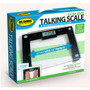 Jobar Talking Scale 15" L x 12" x 1" H Platform, 550 lb Weight Capacity, 8mm Tempered Glass