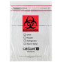 Biohazard Ziplock Bag, 9" X 12