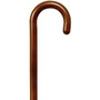 Alex Orthopedic Tourist Handle Cane Walnut Stain