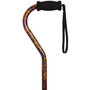 Alex Orthopedic Offset Handle Cane Paisley