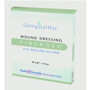 Safe n' Simple Simpurity FIBERGEL Wound Dressing, 4" x 4"