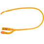 Puregold 2-way foley catheter coude 24 fr 16" l, 5 cc, ptfe coated, yellow.