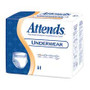 Attends® Incontinence Underwear, Moderate-Heavy Absorbency, Adult, Unisex, Large, 44" to 58" Circumference, White