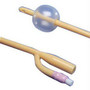 Kendall Dover 3-way Foley Catheter 18Fr, 30cc Balloon Capacity, Reinforced Tip, Latex, Sterile