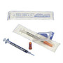 Monoject SoftPack Insulin Syringe with 29G x 1/2" L Needle and Accu-tip Flat Plunger Tip 3/10mL Capacity