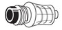 Interlink Injection Site, Male Luer Lock Adapter