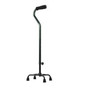 Alex Orthopedic Small Base Quad Cane Green Gray Pebble (Special Order)