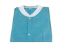 Lab Coat SMS w/ 3 Pockets; Teal Large 3bag/10pcs/CS