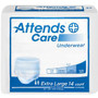 Attends® Incontinence Underwear, Moderate-Heavy Absorbency, Adult, Unisex, XL, 58" to 68" Circumference, White