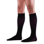 Sigvaris Cotton Comfort Calf-High Compression Socks, Closed Toe, 20-30mm Hg, Large Short, Black