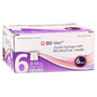 BD Veo Insulin Syringes W Ultra-Fine Needle 6mm 31g 3/10 100/Box 1/2 Unit Marking Short Dated EXP: 6/26