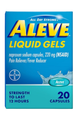 Aleve Liquid Gels 220mg 20ct
