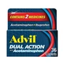 Advil Dual Action with Acetaminophen Caplets 36ct