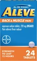 Aleve Back & Muscle Pain 220mg Tablets 24ct