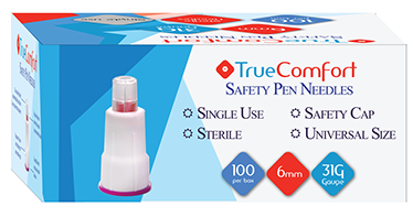 Homeaide True Comfort Safety Pen Needle 6mm