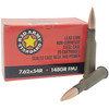 Red Army Standard 7.62X54R 148 Grain  Fmj  Steel Case 20 Rounds