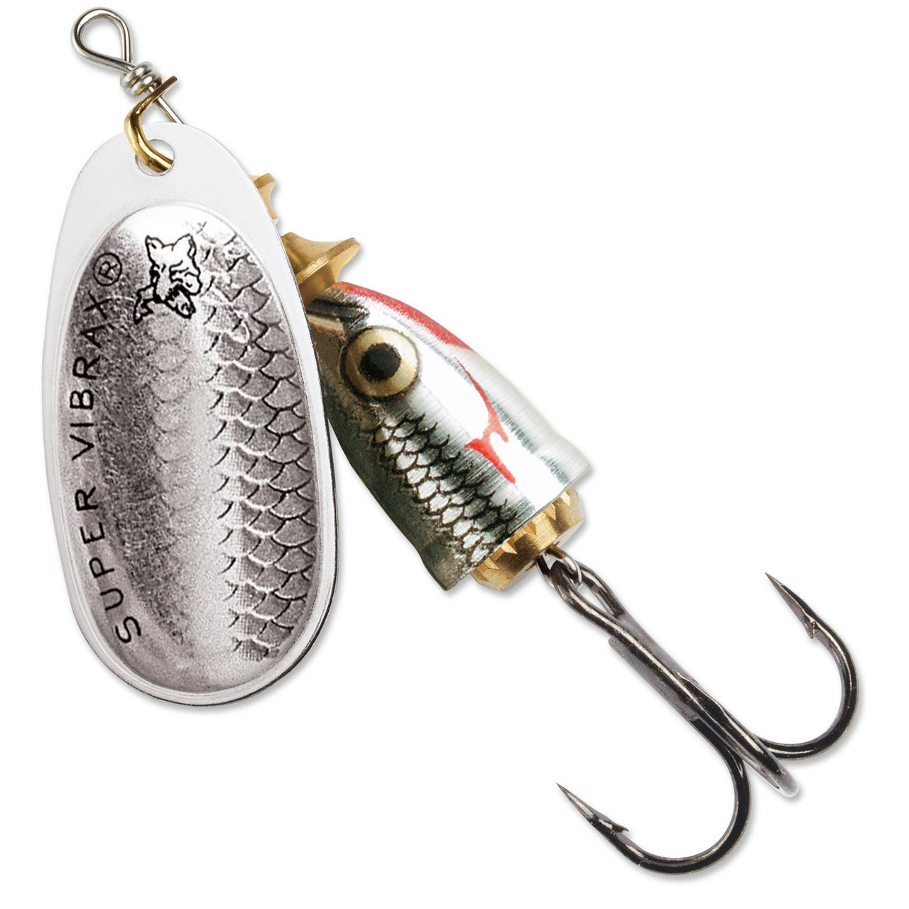 Blue Fox Classic Vibrax Spinner, Silver Shiner