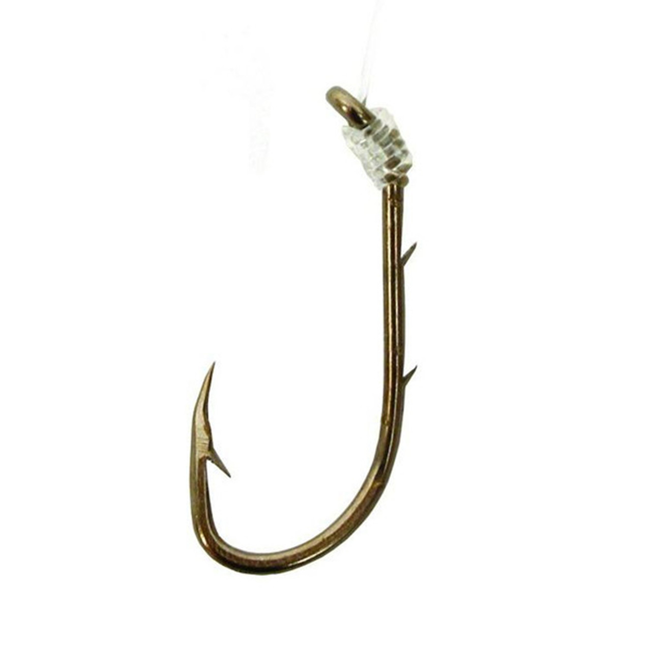 Eagle Claw Double Line Snelled Baitholder Hooks Bronze