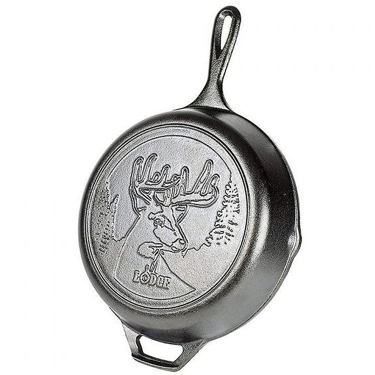 Lodge Manufacturing Wildlife Series 10.25 Inch Skillet W/Deer