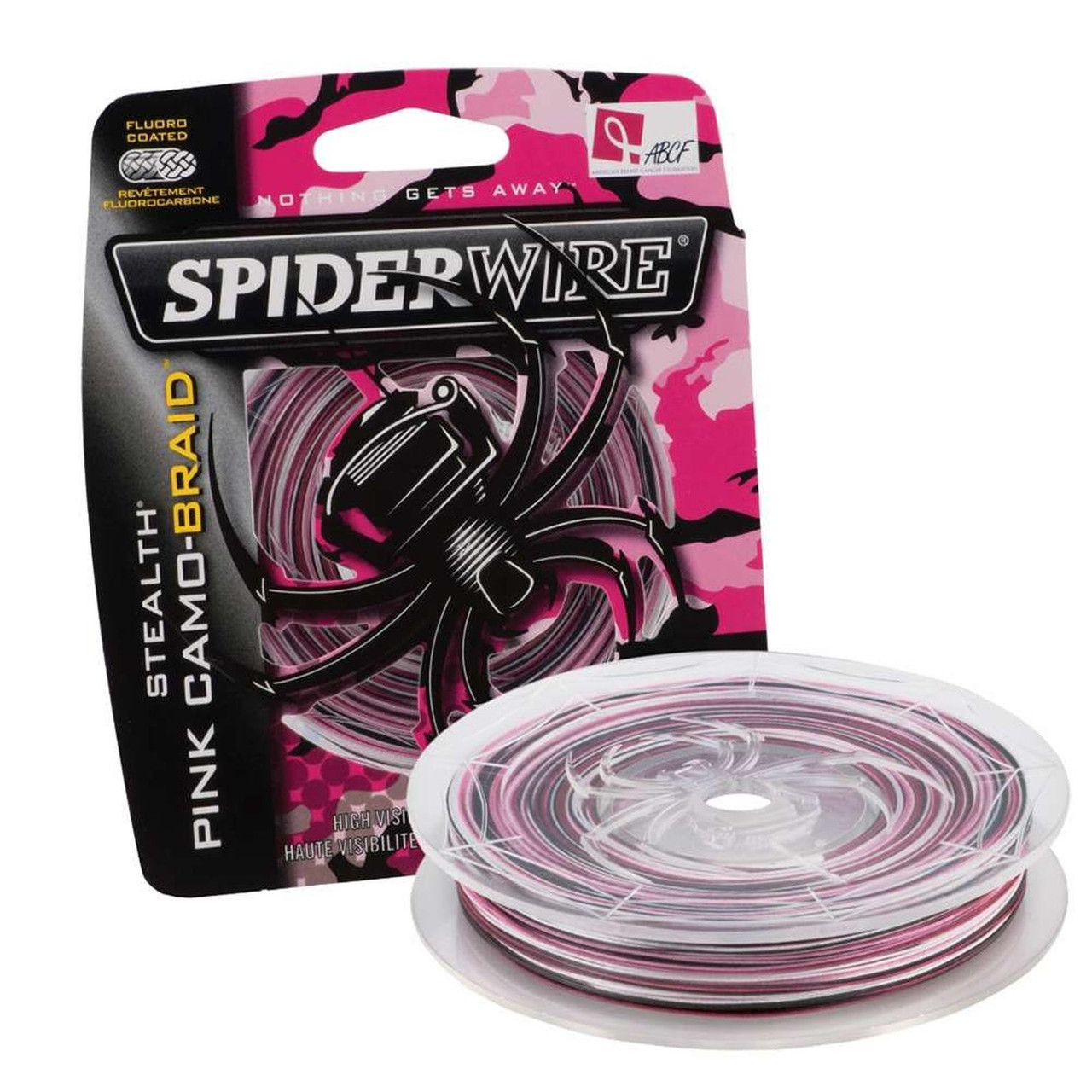 Spiderwire Pink Braided Fishing Fishing Lines & Leaders for sale