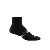 Darn Tough Men's Element Quarter Running Sock Black M