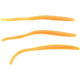 Berkley PowerBait Garlic Scent Floating Trout Worm Fluorescent Orange 3 in.