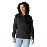 Carhartt Women's TENCEL Fiber Series Half-Zip Sweatshirts 2X Black