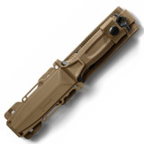 Gerber Strongarm Black/Coyote Brown Fixed Blade Serrated Edge Drop Point Black Berry Molle Sheath