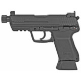 HK45 Compact Tactical .45 ACP Semi Auto Pistol 4.57" Threaded Barrel 10 Rounds Adjustable High Profile Sights V1 DA/SA Polymer Frame Matte Black Finish