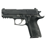 Sig P229 9MM 3.9In Enhanced Elite Black Da/Sa Siglite E2 Grip (2) 10Rd Steel MAG CA Compliant SRT