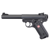 Ruger Mark IV Pistol 22LR 5.5" Black Synthetic Blued 10rd Adjustable Sights