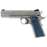 Colt Series 70 Competition SS 45 ACP 5" Match Barrel Novak Sights G-10 Blue Grips 8rd Mag