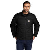 Carhartt Mens Rain Defenders Relaxed Fit Lightweight Insulated Gilliam Jacket Black 2XL Regular
