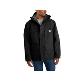 Carhartt Mens Super Dux Relaxed Fit Insulated Traditional Coat Black Small Regular
