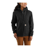 Carhartt Womens Super Dux Relaxed Fit Lightweight Hooded Jacket Black Large Regular