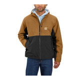 Carhartt Mens Storm Defender Packable Jacket Brown/Black XL Regular