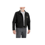 Carhartt Mens Rugged Flex Relaxed Fit Duck Jacket Black Medium Regular