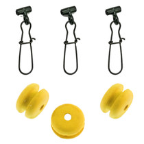 Boss Kat Sinker Slides & Bumper Yellow 3 Sliders 3 Bumpers